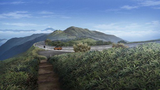 Viewpoint on Mount Daruma Road